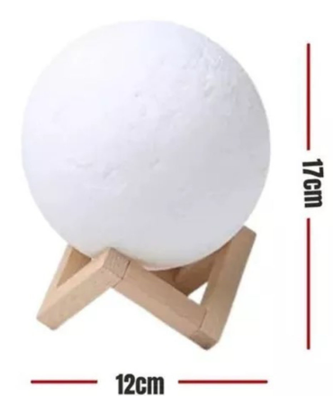 Humificador Difusor Aroma Lampara Luna