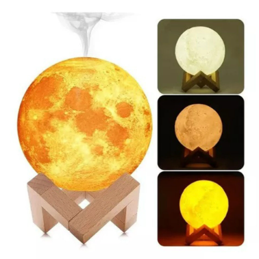 Humificador Difusor Aroma Lampara Luna